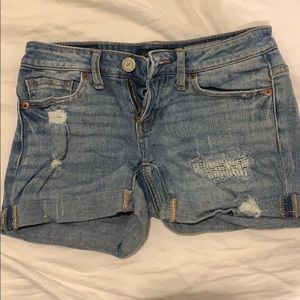 Denim shorts